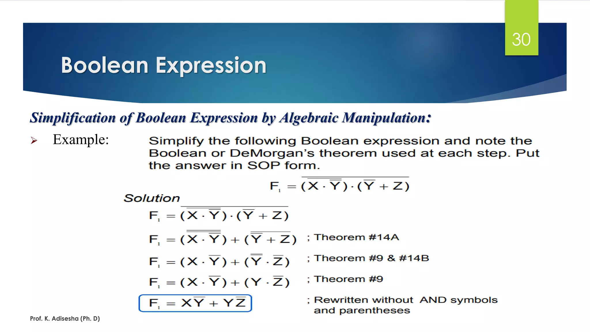 Boolean algebra & logic gates | PDF