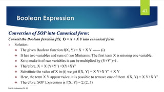 Boolean algebra & logic gates | PDF
