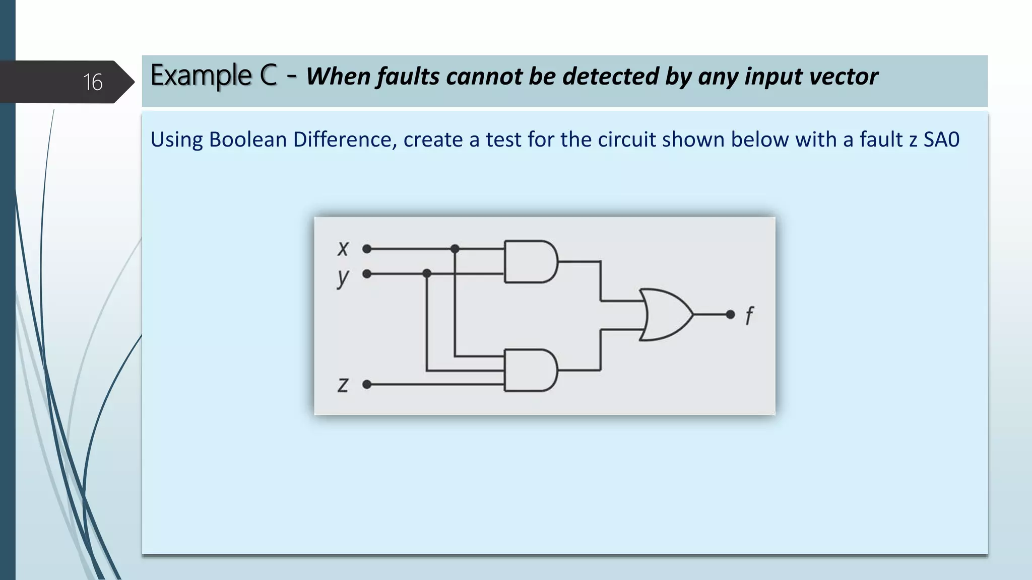 Boolean difference examples