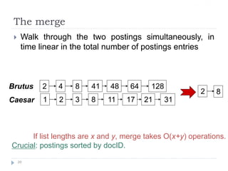 Lineals Merogs Boolean IR and Indexing.pptx