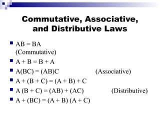 BooleanLogic in very friendly words for BCA Students | PPTX