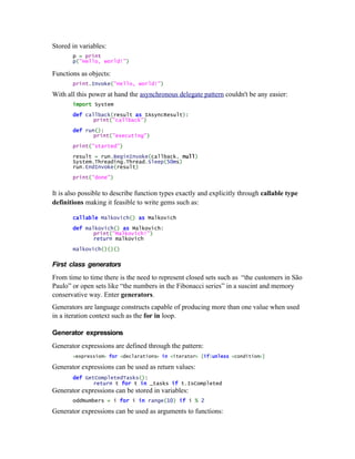 Boo Manifesto | PDF | Programming Languages | Computing