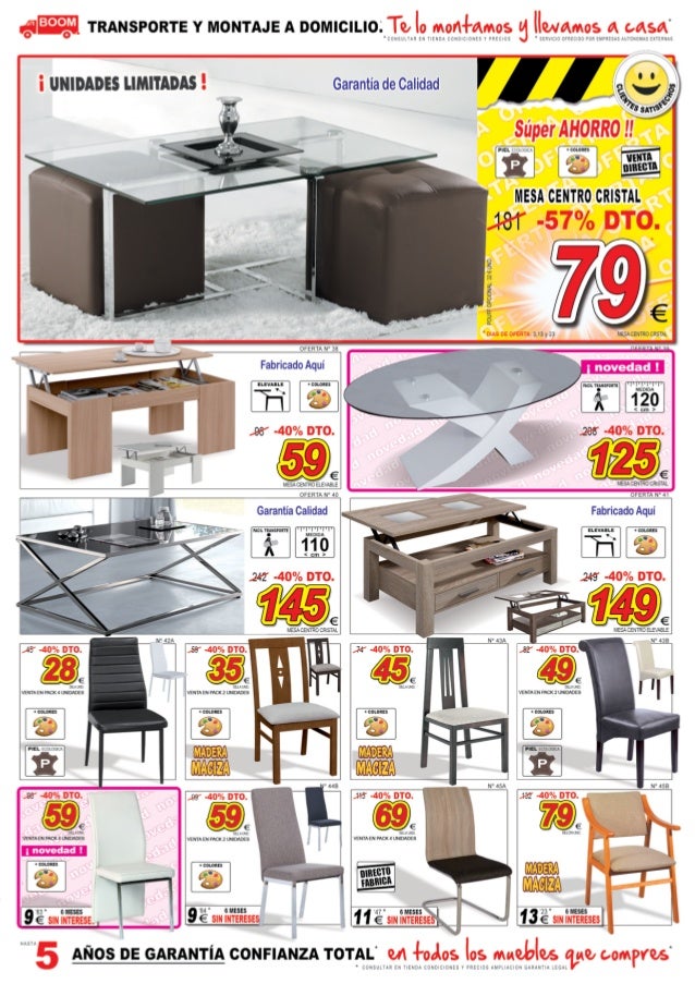 Catálogo de Ofertas en Muebles ¡Tú si que sabes ahorrar! Muebles BO…