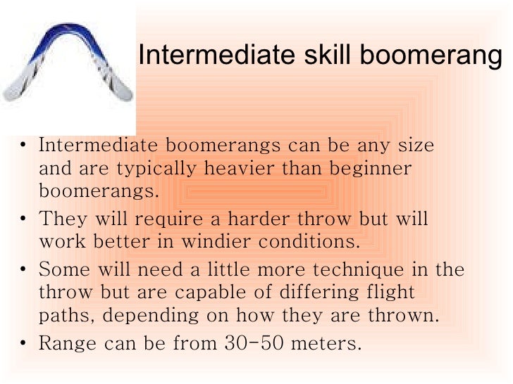 Boomerangs