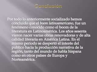 Boom latinoamericano