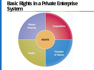 Basic Rights in a Private Enterprise
System
 