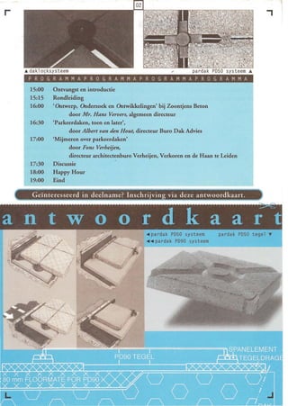 ,
         Aankondiging van het bezoek aan Enitor te Buitenpost (Friesland)
                 op donderdag 1 mei 1997 van 1...