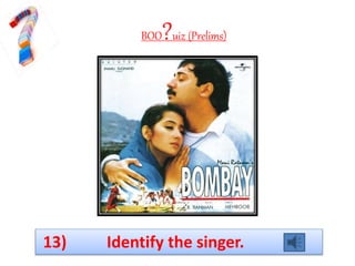 BOO?uiz (Prelims)
13) Identify the singer.
 