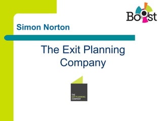 Simon Norton
The Exit Planning
Company
 