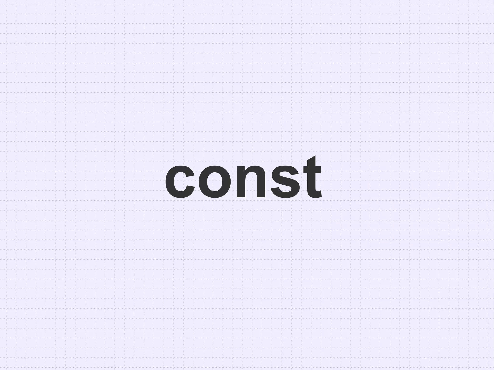 const
 