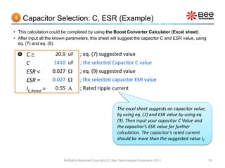 Esr Ripple Calculation Concept Kit:PWM Boost Converter Average Model | PDF