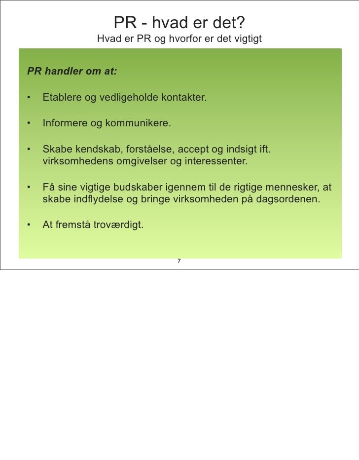 hvad betyder pr hvad betyder pr
