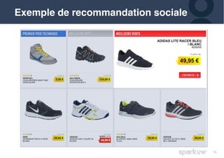16
Exemple de recommandation sociale
 