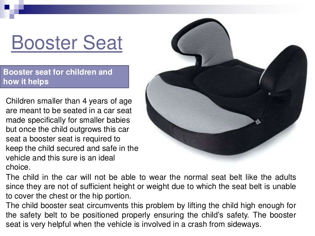 Booster seat requirements