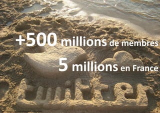 +500 millions de membres
5 millions en France
http://www.flickr.com/photos/rosauraochoa/3939487692

 