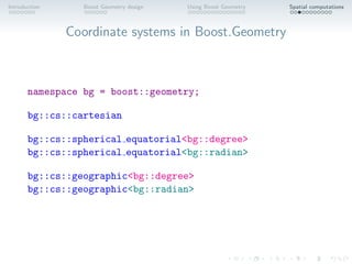 Boost.Geometry: A C++ library for geometric computations | PDF