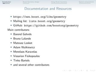 Boost.Geometry: A C++ library for geometric computations | PDF