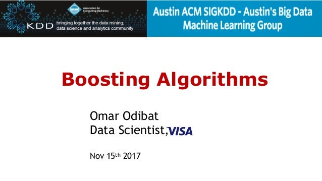 boosting algorithms in machine learning