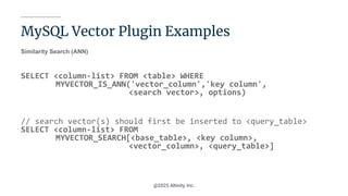 Boosting MySQL with Vector Search Fosdem 2025.pdf