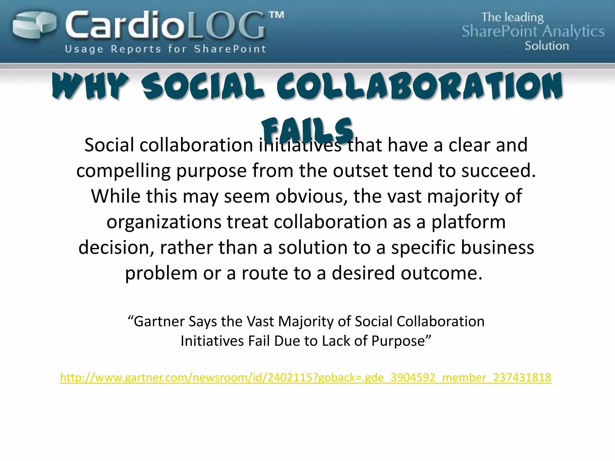 Engaging Ideas… Shared from SPYAM
Brand it
• Company brand and culture
• Responsive Web Design
• Simple Navigation: Easiest place to start for a search or browse
• User Contributed Ideas
• Scorecards and Dashboards / IT Uptime / Project Status
• Favorites
Content is King
• Classifieds
• Cafeteria/Lunch Menu
• Quick Poll / Survey
• Quotes/ Tips
• Most Popular/Top Rated/Most visited – Bubbled up Content search
rollup
• Data mine the most popular links and expose content

 