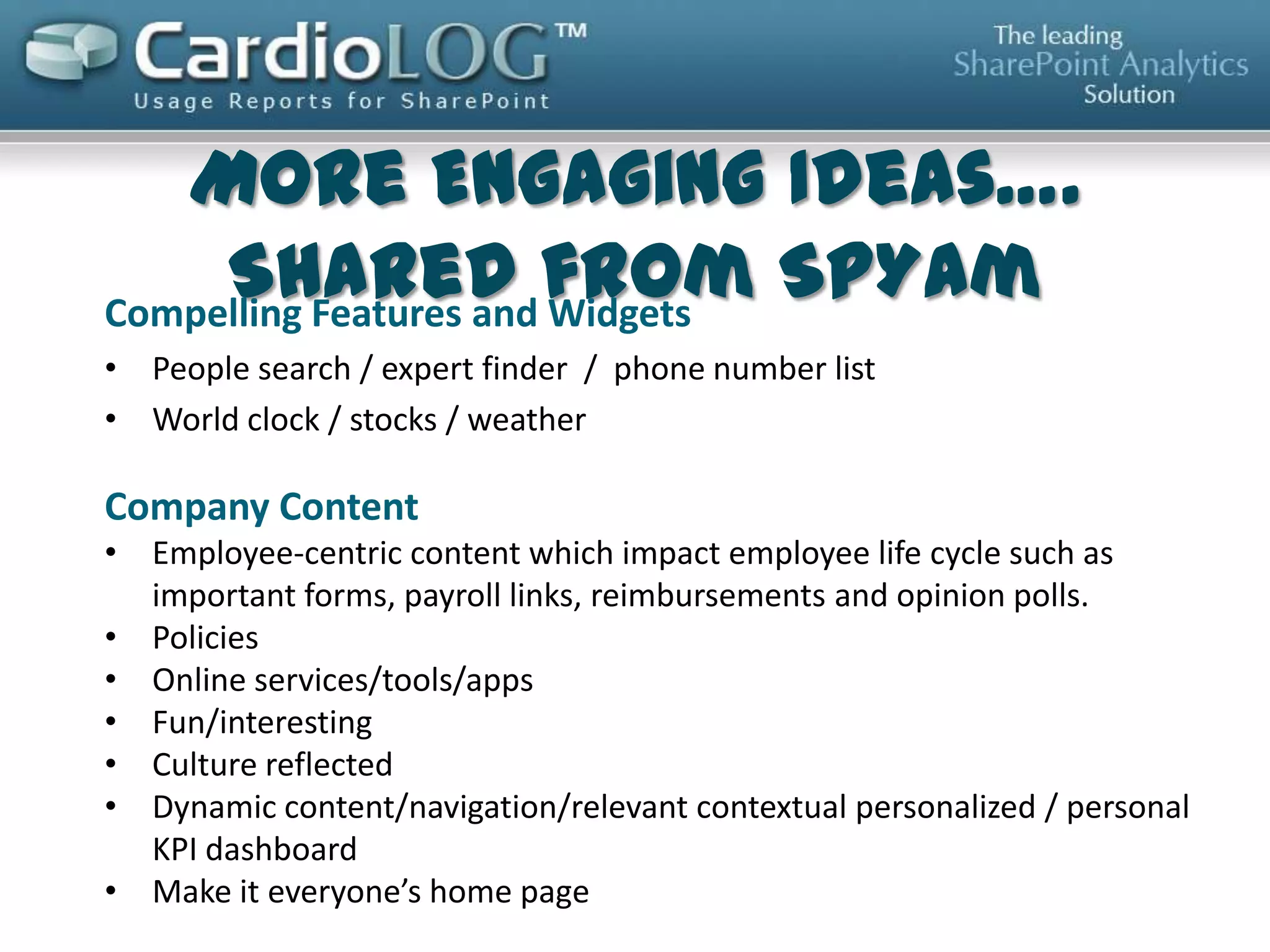 Easy to Use Navigation

 