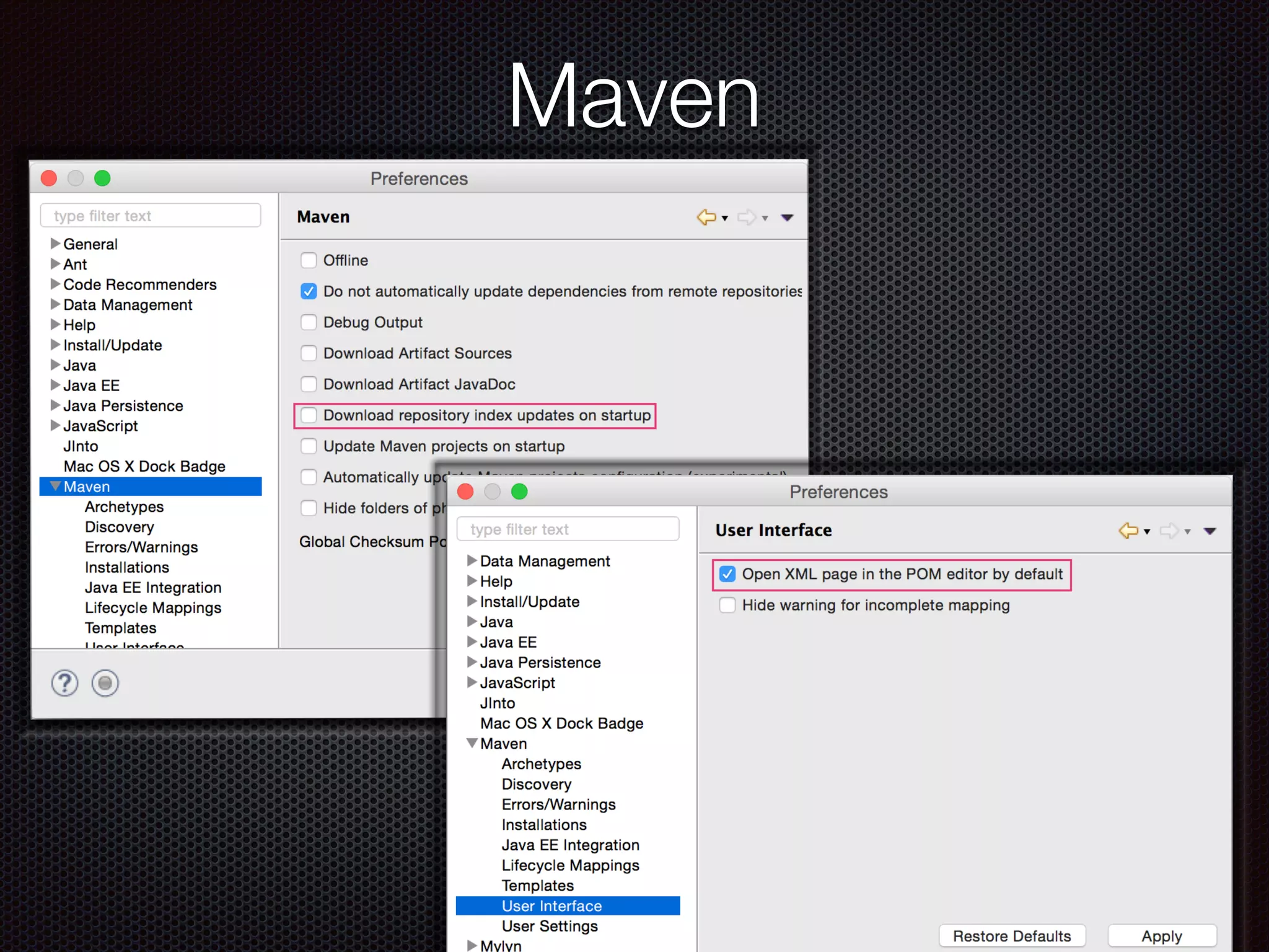 Maven
 