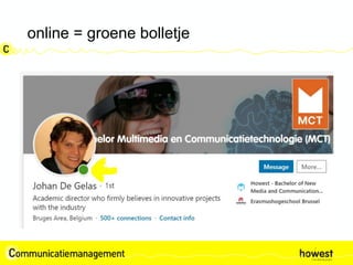 online = groene bolletje
 