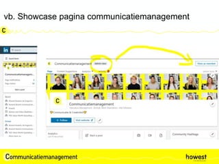 vb. Showcase pagina communicatiemanagement
 