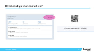 27
Dashboard: ga voor een ‘all star’
12/12/2021 Voettekst
 