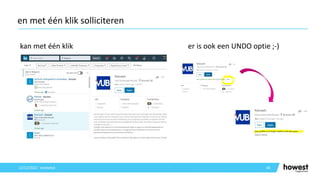 kan met één klik er is ook een UNDO optie ;-)
66
en met één klik solliciteren
12/12/2021 Voettekst
 