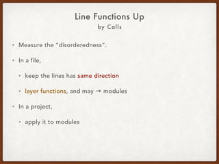 Func A
Func U
Func B
Module 1
Module 2
 
