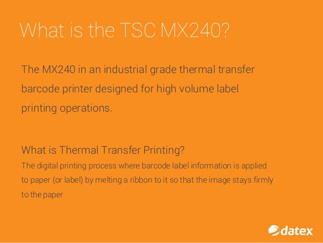 tsc mx240