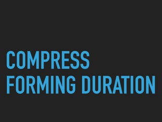 COMPRESS
FORMING DURATION
 