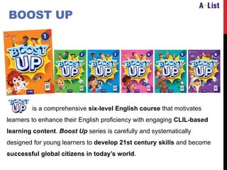 Boost Up serie de la editorial A*List de | PPTX