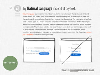 Summary 
‣ Get started as soon as you can 
‣ Start earlier than you think makes sense 
‣ 1 Day a month 
‣ Have Fun 
‣ Move to Functional to Intuitive To Delightful 
 