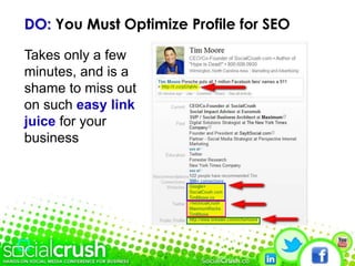 DO: You Must Actively PublishRegularly provide both usefulcontent that builds trust and is a lead generator for you.