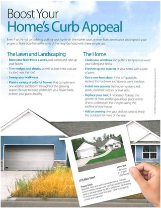Boost your homes curb appeal