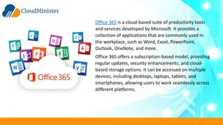 Boost Your Productivity with Office 365 | PPTX