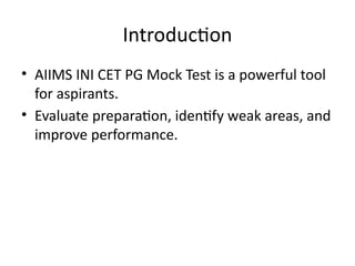 Boost Your Rank with AIIMS INI CET PG Mock Test – Practice Smarter ...