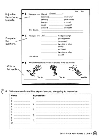 Boost your vocabulary 3