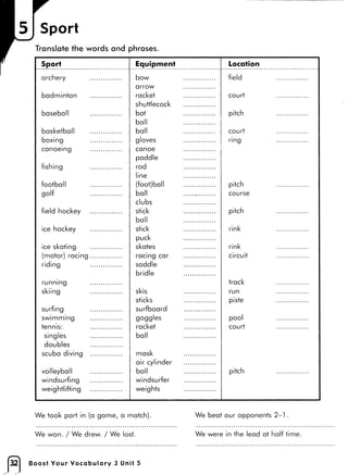 Boost your vocabulary 3
