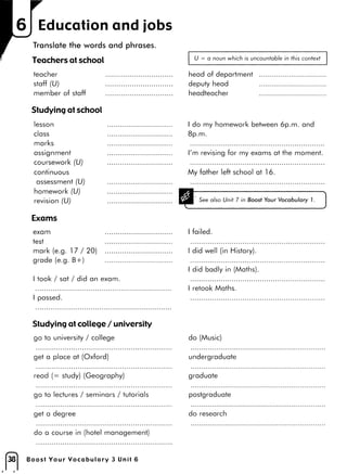 Boost your vocabulary 3