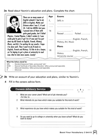 Boost your vocabulary 3