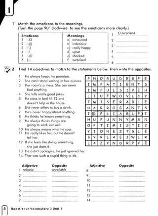 Boost your vocabulary 3