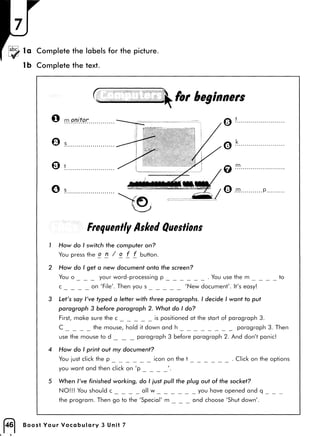 Boost your vocabulary 3