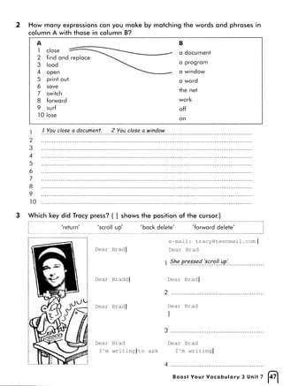 Boost your vocabulary 3