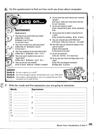 Boost your vocabulary 3