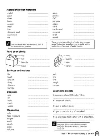 Boost your vocabulary 3