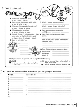 Boost your vocabulary 3