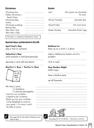 Boost your vocabulary 3